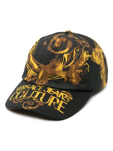 Hat With Logo Print - Versace Jeans Couture - Modalova