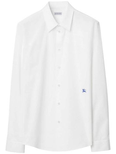 BURBERRY - Cotton Logo Shirt - Burberry - Modalova