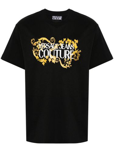 Short Sleeve T-shirt With Print - Versace Jeans Couture - Modalova