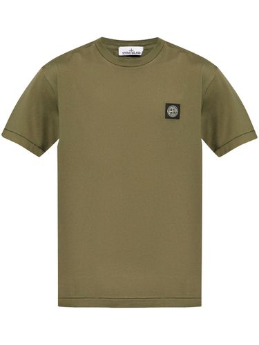 Cotton T-shirt With Logo - Stone Island - Modalova