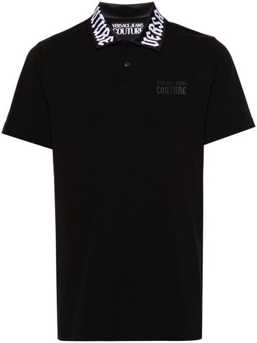 Cotton Polo Shirt - Versace Jeans Couture - Modalova