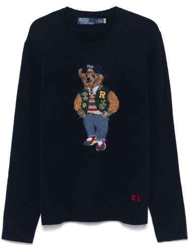 Wool Sweater With Teddy Bear - Polo Ralph Lauren - Modalova