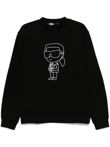 Sweatshirt With Print - Karl Lagerfeld - Modalova