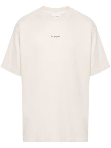 DRÔLE DE MONSIEUR - Cotton T-shirt With Logo - Drôle de Monsieur - Modalova