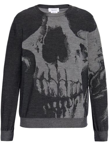 Skull Print Sweater - Alexander McQueen - Modalova