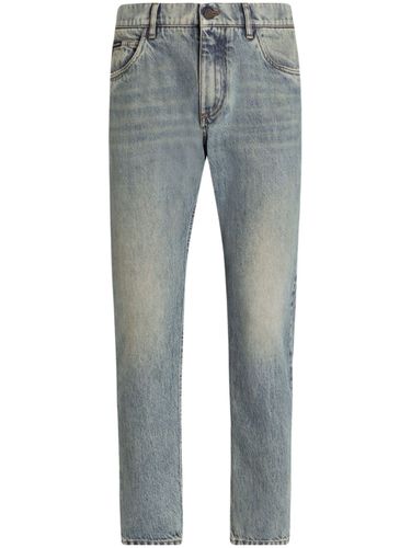 Straight Jeans With A Lightened Effect - Dolce & Gabbana - Modalova