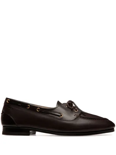 BALLY - Leather Moccasin - Bally - Modalova