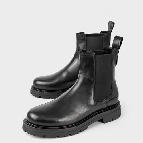 Vagabond Cameron - Homme Noir Cuir - vagabond - Modalova