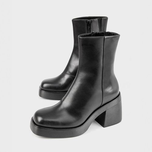 Vagabond Brooke - Femme Noir Cuir - vagabond - Modalova