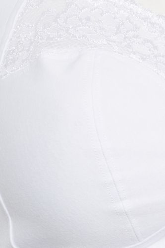 Soutiengorge Blanc Sans Armatures En Coton Bestsellersize 100B - Yours - Modalova