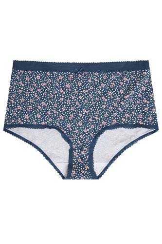 Et Lot De 5 Culottes Couvrantes Bleu Marine À Imprimé Petites Fleurssize 54-56 - Yours - Modalova