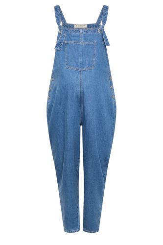 Maternity Salopette De Grossesse Bleue En Denim Size 54 - Bump It Up - Modalova