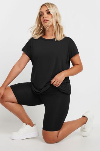 Short Legging Doux Gainant Noir Size 58-60 - Yours - Modalova