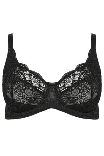 Et Lot De 2 Soutiensgorge Noir Et Rouge En Dentelle À Motif Tourbillonsize 100D - Yours - Modalova
