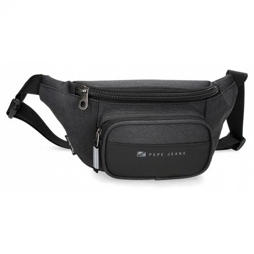 Unisex. 7127131 Pochette Jarvis avec poche frontale noire -30x13,5x5cm (OSFA), Casuel, Tissu - Pepe Jeans - Modalova