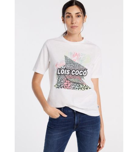 T-Shirt graphique Sugar (S), Casuel, Coton, Manche courte - Lois Jeans - Modalova