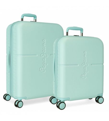 Unisex. 7689525 Set de bagage Highlight 55-70cm (OSFA), Bleu, Casuel, ABS/Polycarbonate, Cabine, Marine - Pepe Jeans - Modalova