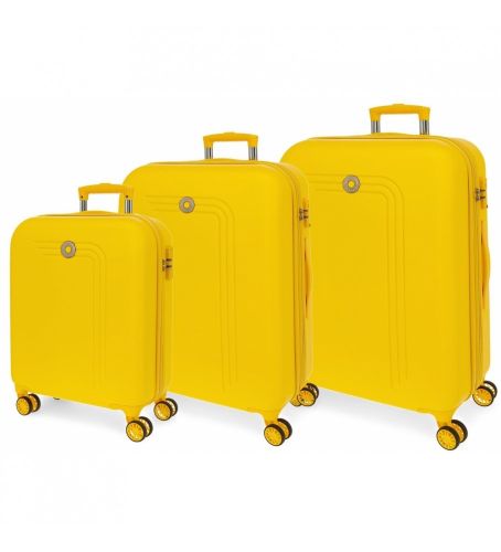 Unisex. 5999467 Riga Rigid Luggage Set 55-70-80cm (OSFA), Casuel, Synthétique, ABS/Polycarbonate, Big, Moyen, Cabine - Movom - Modalova