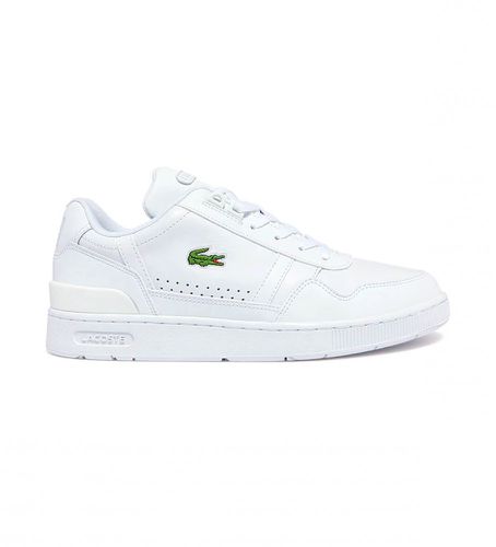 SMA0023_21G Baskets T-Clip en cuir (44), Plat, Lacets - Lacoste - Modalova