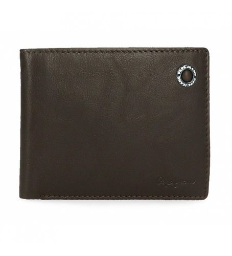 Unisex. 7374232 Portefeuille en cuir avec badge marron (OSFA), Casuel - Pepe Jeans - Modalova