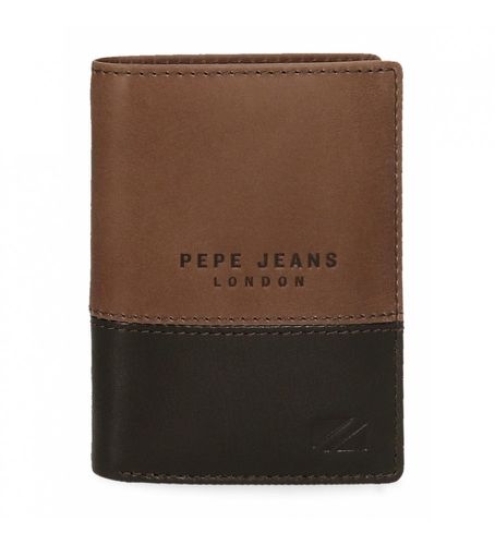 Kingdom portefeuille vertical en cuir avec porte-monnaie Marron (OSFA), Casuel - Pepe Jeans - Modalova