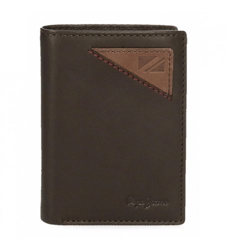 Portefeuille vertical saisissant en cuir avec porte-monnaie Marron (OSFA), Casuel - Pepe Jeans - Modalova