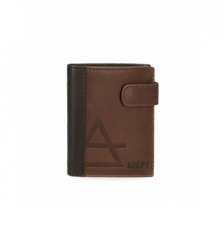 Unisex. 8081222 Portefeuille Adept Jim Brown -8,5x10,5x1cm (OSFA), Marron, Casuel, Cuir - Joumma Bags - Modalova