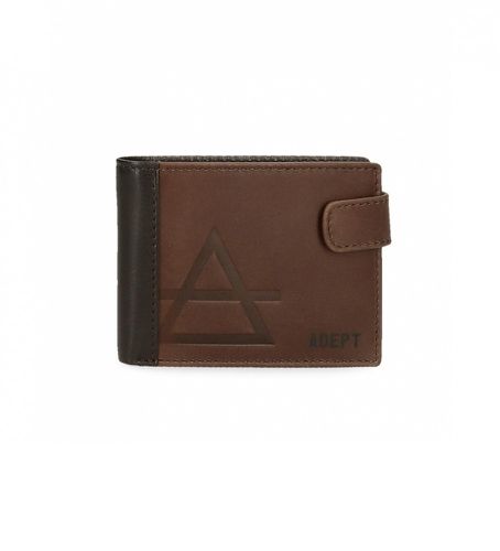 Unisex. 8083322 Adept Jim Portefeuille -11x8.5x1cm (OSFA), Marron, Casuel, Cuir - Joumma Bags - Modalova