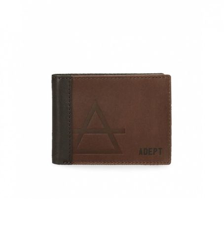 Unisex. 8087122 Adept Jim Portefeuille simple -11x8x1cm (OSFA), Marron, Casuel, Cuir - Joumma Bags - Modalova