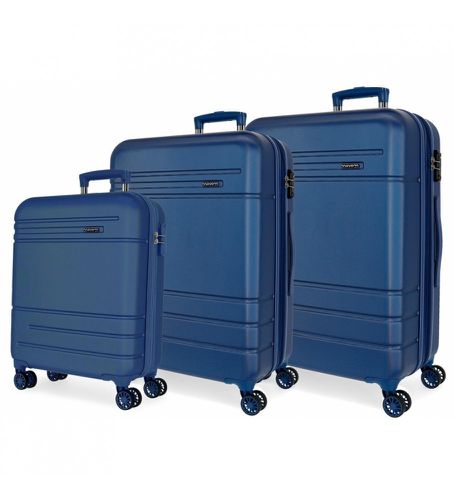 Unisex. 5989462 Ensemble de bagages à coque dure Galaxy 55-68-78cm (OSFA), Bleu, Casuel, ABS/Polycarbonate - Movom - Modalova