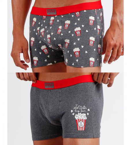 P-0-000504 Lot de 2 boxers Pop Corn , (S), Homewear, Coton, Élasthanne - Admas - Modalova