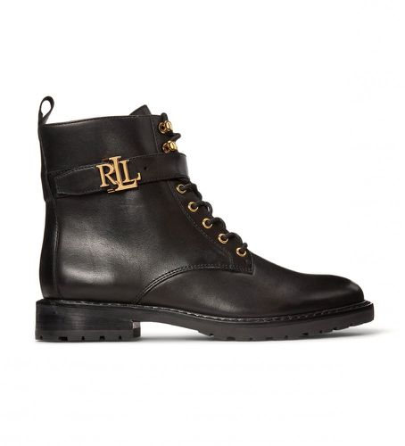 Botte Eldridge en cuir bruni (37), Plat, Lacets, Casuel - Polo Ralph Lauren - Modalova