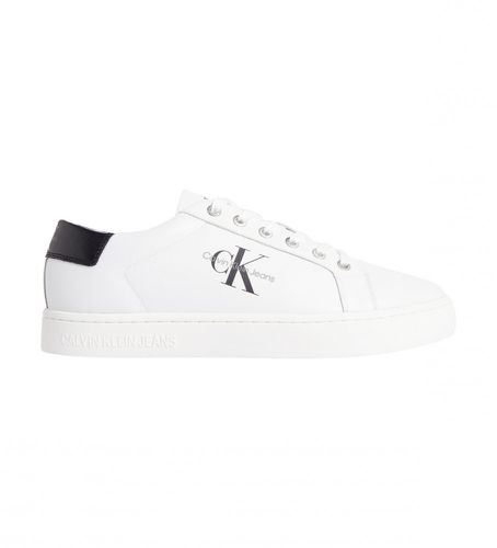 YM0YM00491 Baskets en cuir recyclé (41), Plat, Lacets, Casuel, Durable - Calvin Klein Jeans - Modalova