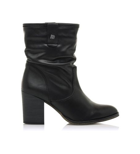 Uma Bottines en cuir - Hauteur du talon 7cm (40), 3 à 5 cm, Aucun, Casuel - Mustang - Modalova