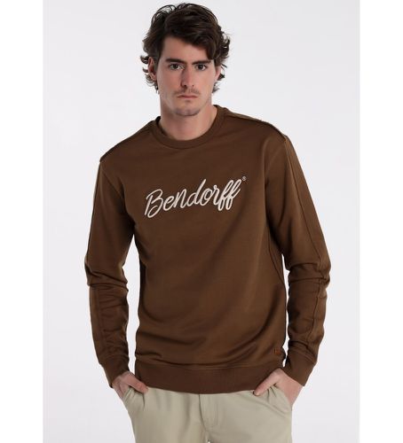 Sweatshirt 131805 Marron (3XL), Casuel, Coton, Classique, Manche longue - Bendorff - Modalova