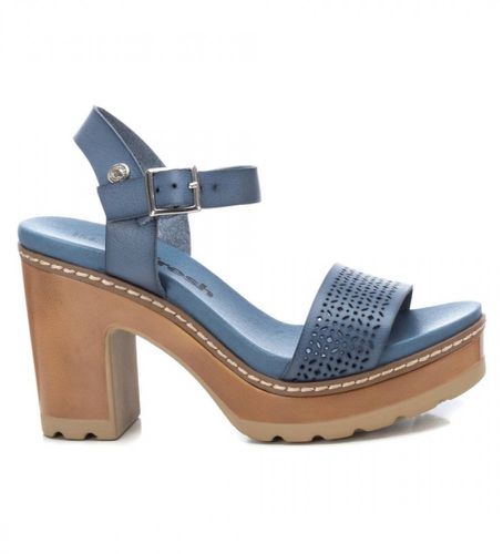 JEANS Sandale 170777 bleue -Hauteur du talon 10cm (38), 8 à 10 cm, Boucle, Casuel - Refresh - Modalova