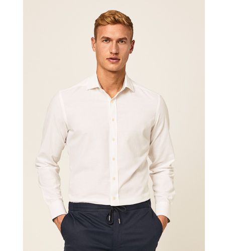 HM309393 Chemise mélangée (XL), Casuel, Manche longue, Le coton biologique, Durable - Hackett London - Modalova