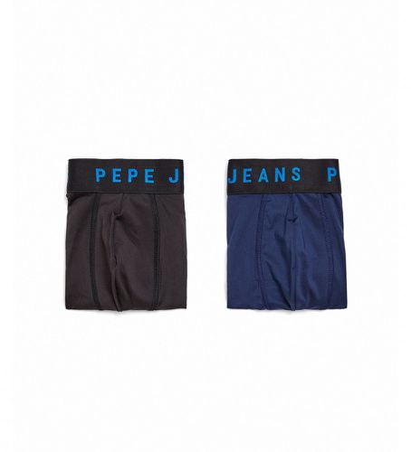 PMU10987 Pack 2 Caleçons Boxer Logo Print , (L), Homewear, Polyester - Pepe Jeans - Modalova