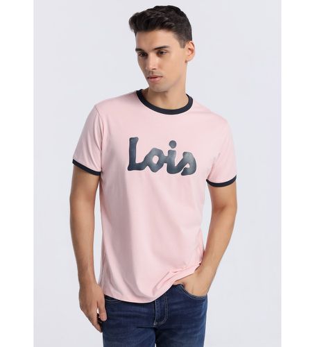 T-shirt à manches courtes avec logo en couleur (XXL), Casuel, Coton, Manche courte - Lois Jeans - Modalova