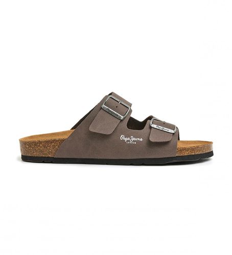 PMS90110 Sandales anatomiques marron Double Chicago (45), Plat, Aucun, Casuel - Pepe Jeans - Modalova