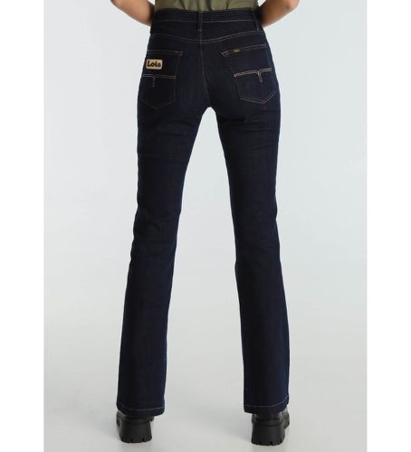 Jeans - Straight Flare Fit (27), Bleu, Casuel, Coton - Lois Jeans - Modalova