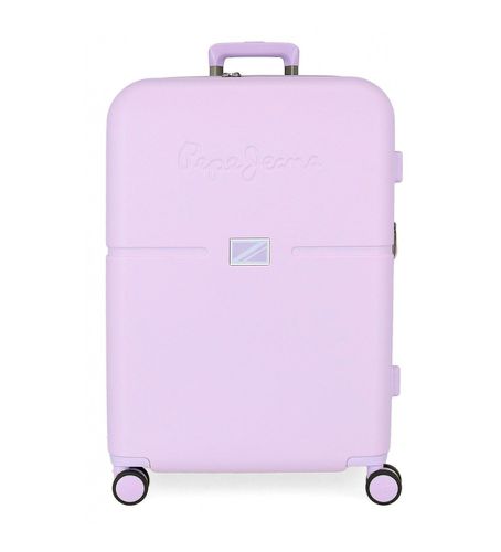 Valise moyenne lilas rigide 70cm (OSFA), Casuel, ABS/Polycarbonate - Pepe Jeans - Modalova