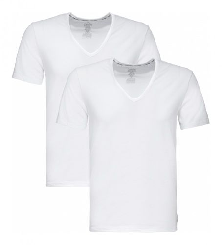 NB1089A Pack 2 T-shirts Modern Cotton (M), Casuel, Homewear, Coton, Élasthanne, Manche courte - Calvin Klein - Modalova