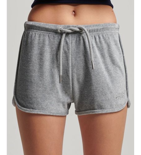 W7110378A Short en velours (XS), Casuel, Gris, Coton - Superdry - Modalova