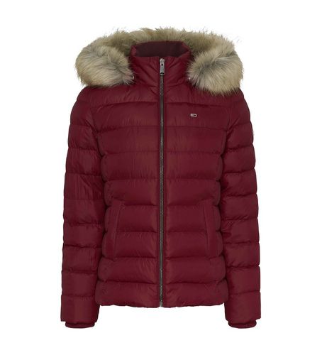 DW0DW08588 Veste cintrée à capuche Essential maroon (XS), Casuel, Grenat, Manche longue, Polister recyclé, Durable - Tommy Jeans - Modalova