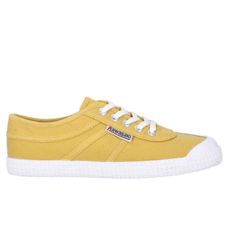 Unisex. K192495 Baskets originales jaunes (36), Tissu, Plat, Lacets, Casuel - Kawasaki - Modalova