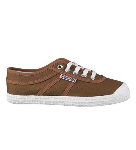 Unisex. K192495 Baskets originales de couleur marron (36), Tissu, Plat, Lacets, Casuel - Kawasaki - Modalova