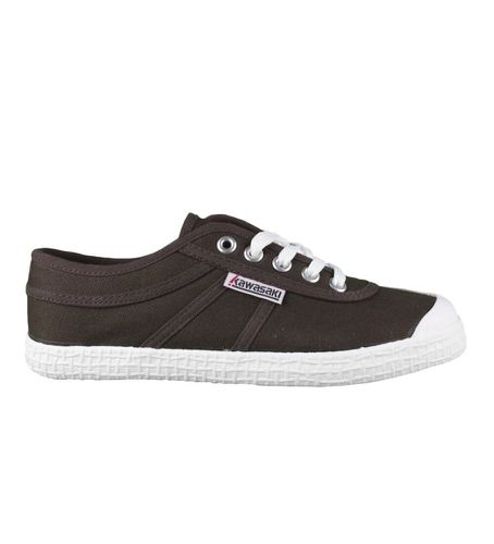 Unisex. K192495 Baskets originales de couleur marron (41), Tissu, Plat, Lacets, Casuel - Kawasaki - Modalova