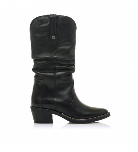 Bottes de cow-boy en cuir (36), Plat, Fermeture éclair, Casuel - Mustang - Modalova