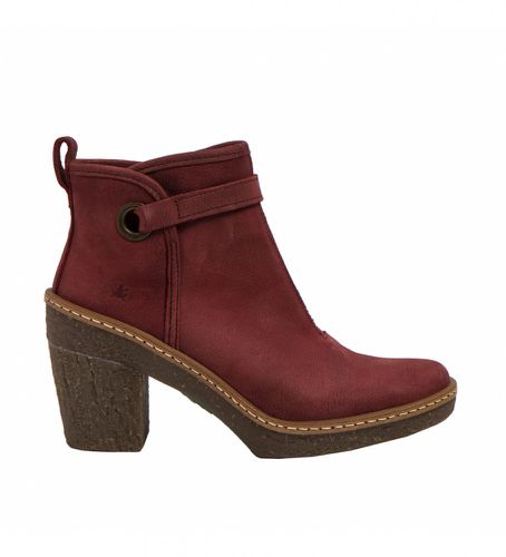 AD00 Bottines en cuir N5179 Maroon Beech - Hauteur du talon 7,5cm (36), 5 à 8 cm, Fermeture éclair, Casuel - El Naturalista - Modalova